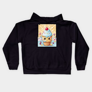 Cute Ice Cream Cartoon Kids Hoodie